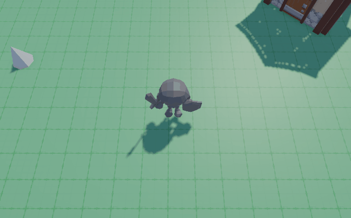 Hero attack animation (animated and implemented by Lead Artist and Lead Programmer)