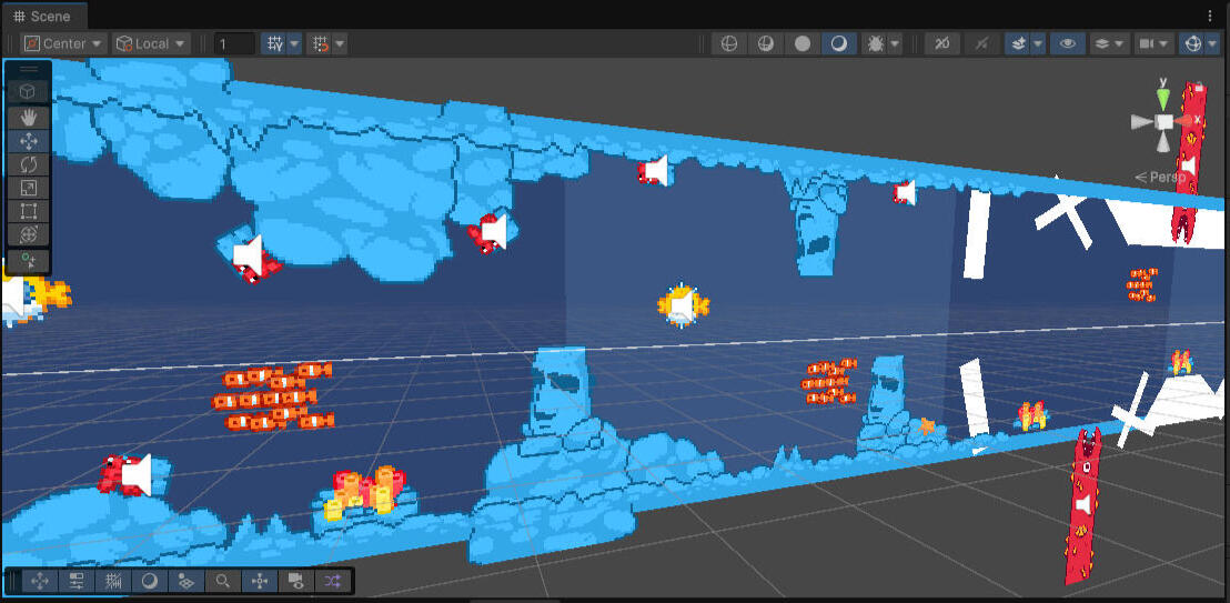 Level 1 laid out in-engine